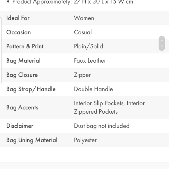 Elizabeth Satchel Black by Joan Vass - Picture 4 of 9